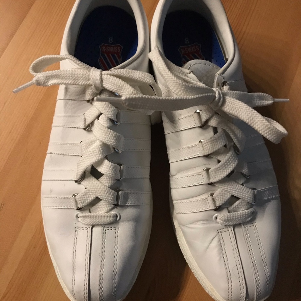 Lightly worn but cared for KSwiss White Sneakers
